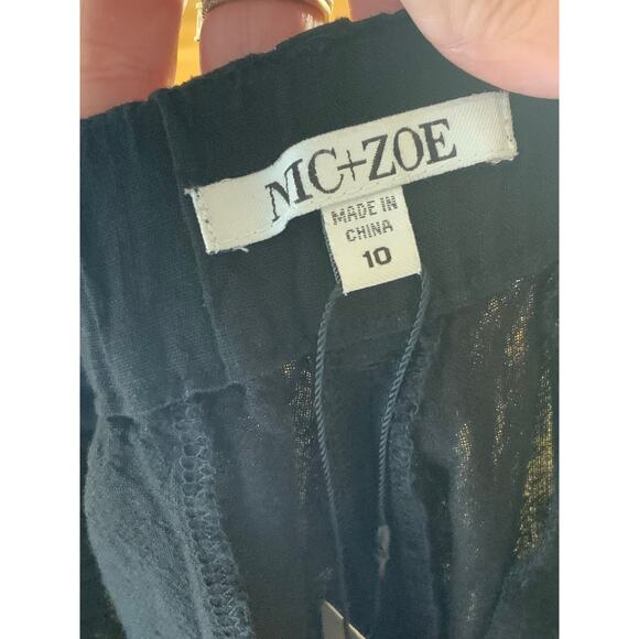 NIC + ZOE 31" RUMBA LINEN WIDE LEG TROUSER NWT SIZE 10 - Picture 10 of 10